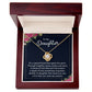 Necklace For My Daughter Mother and Daughter Their Hearts As One
