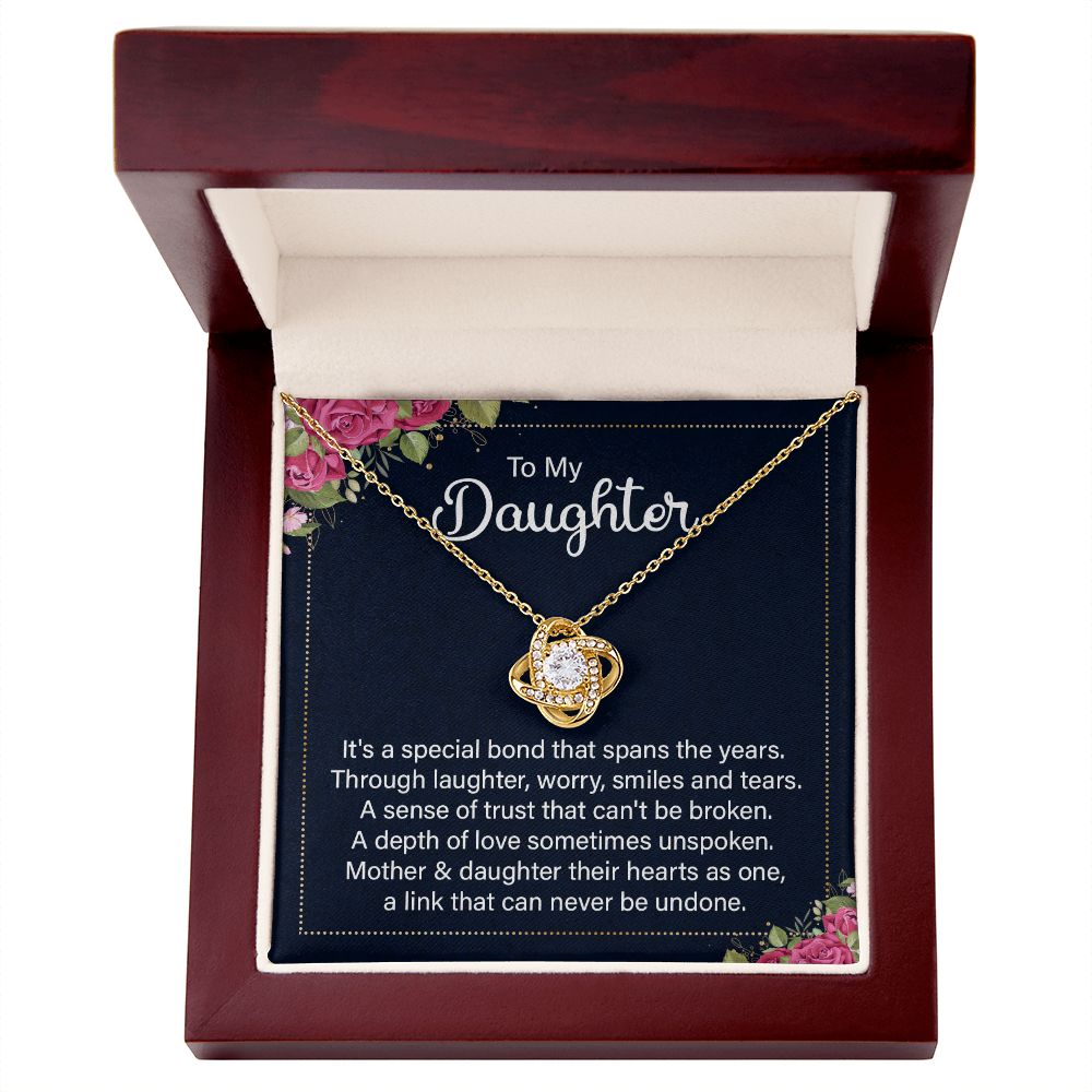 Necklace For My Daughter Mother and Daughter Their Hearts As One