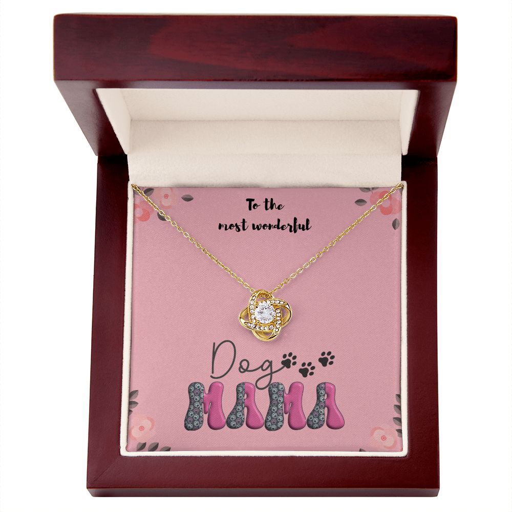 Love Knot Necklace For Dog Mama