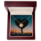 I Need You Like A Heart Needs A Beat Love Knot Necklace