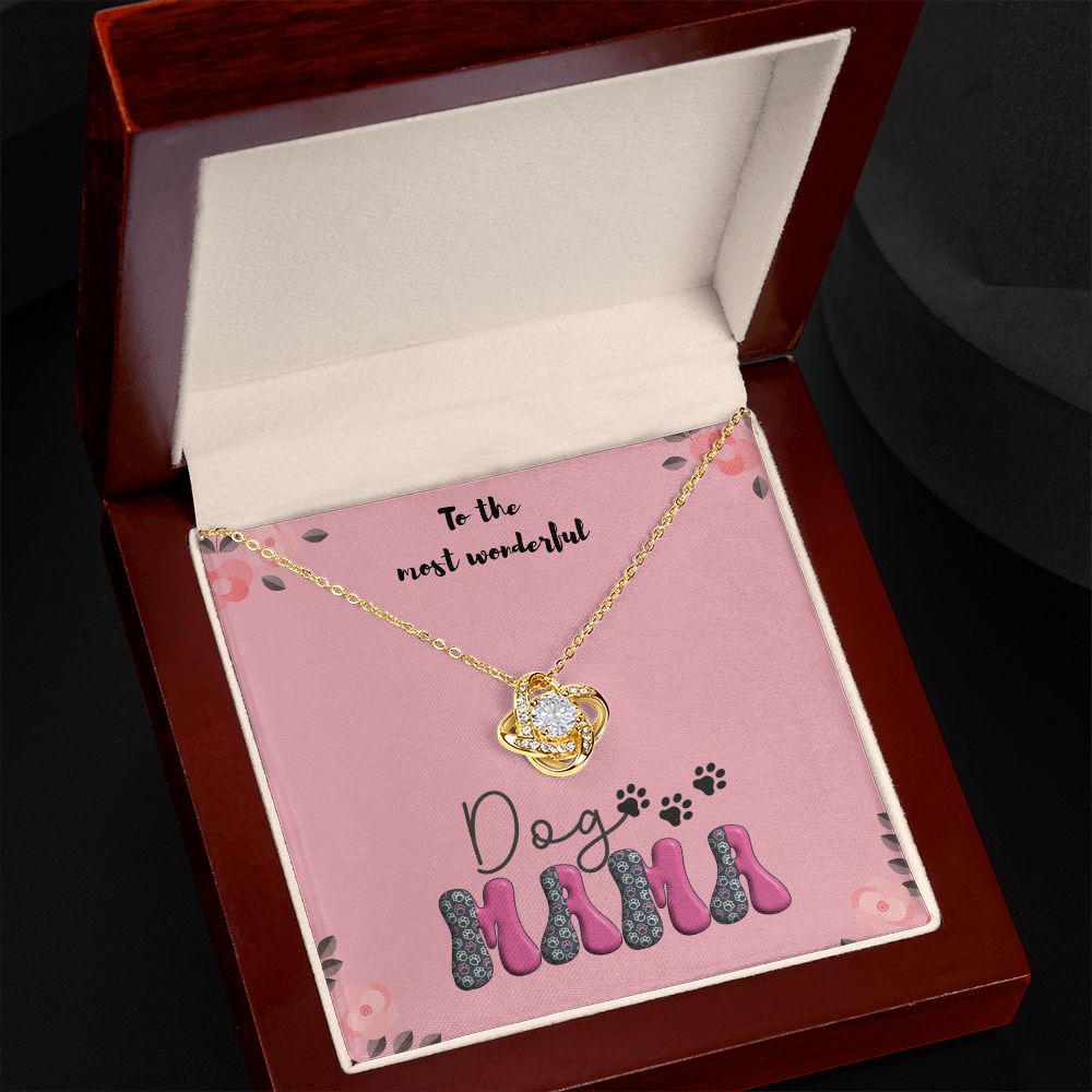 Love Knot Necklace For Dog Mama