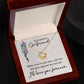 Love Knot Necklace To  My Gorgeous Girlfriend