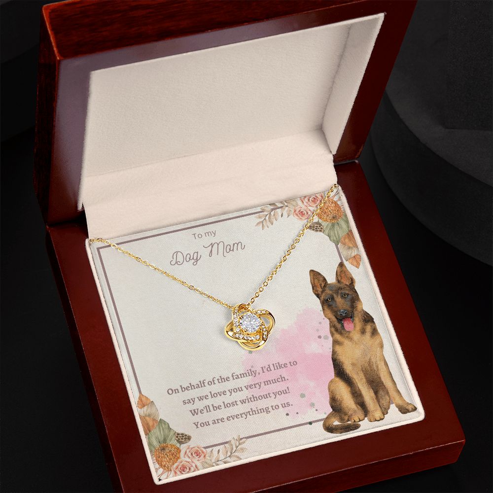 Love Knot Necklace - To My Dog Mom, You Are Everything to us!