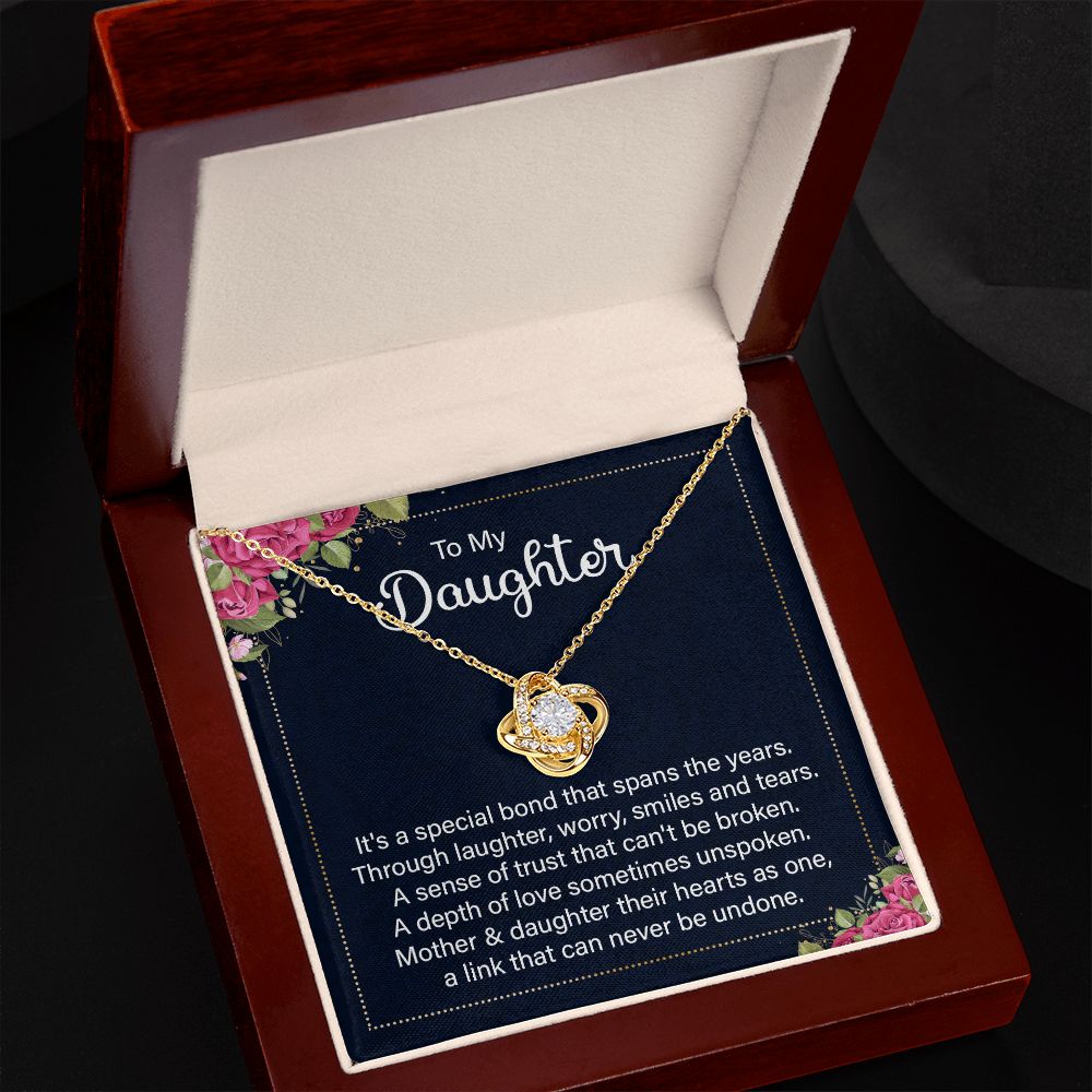 Necklace For My Daughter Mother and Daughter Their Hearts As One