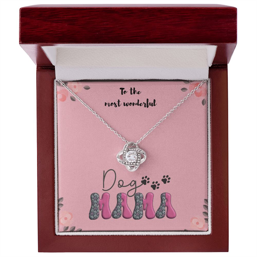 Love Knot Necklace For Dog Mama