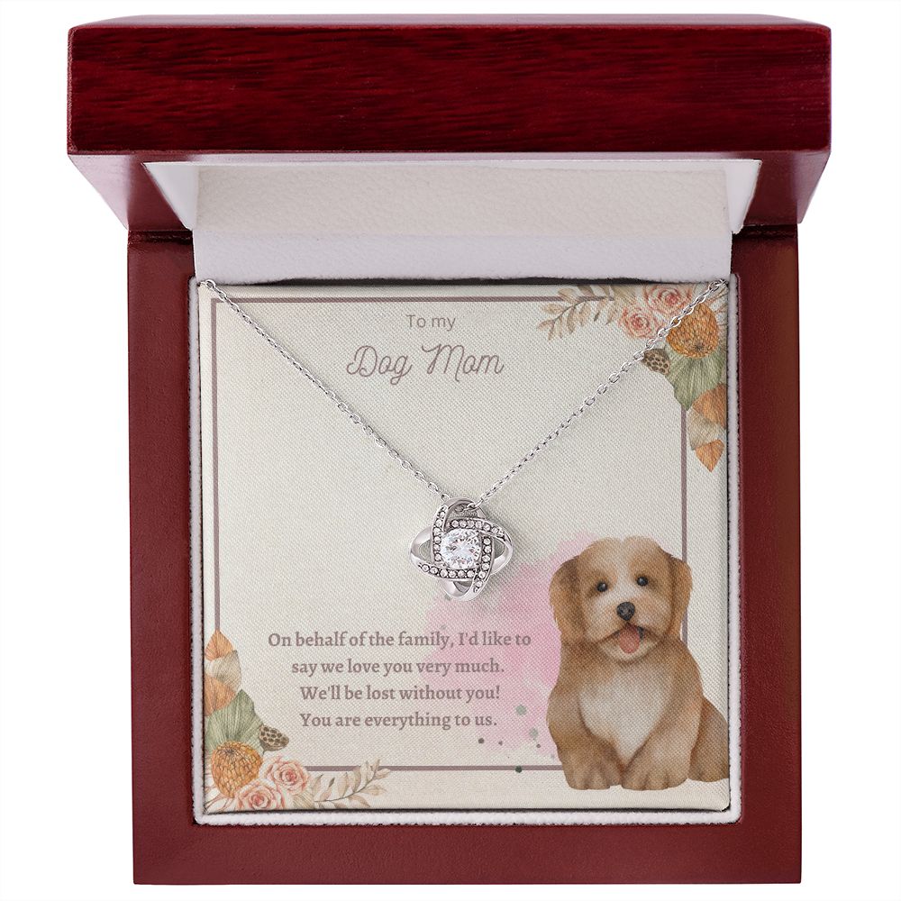 Love Knot Necklace for Dog Mom