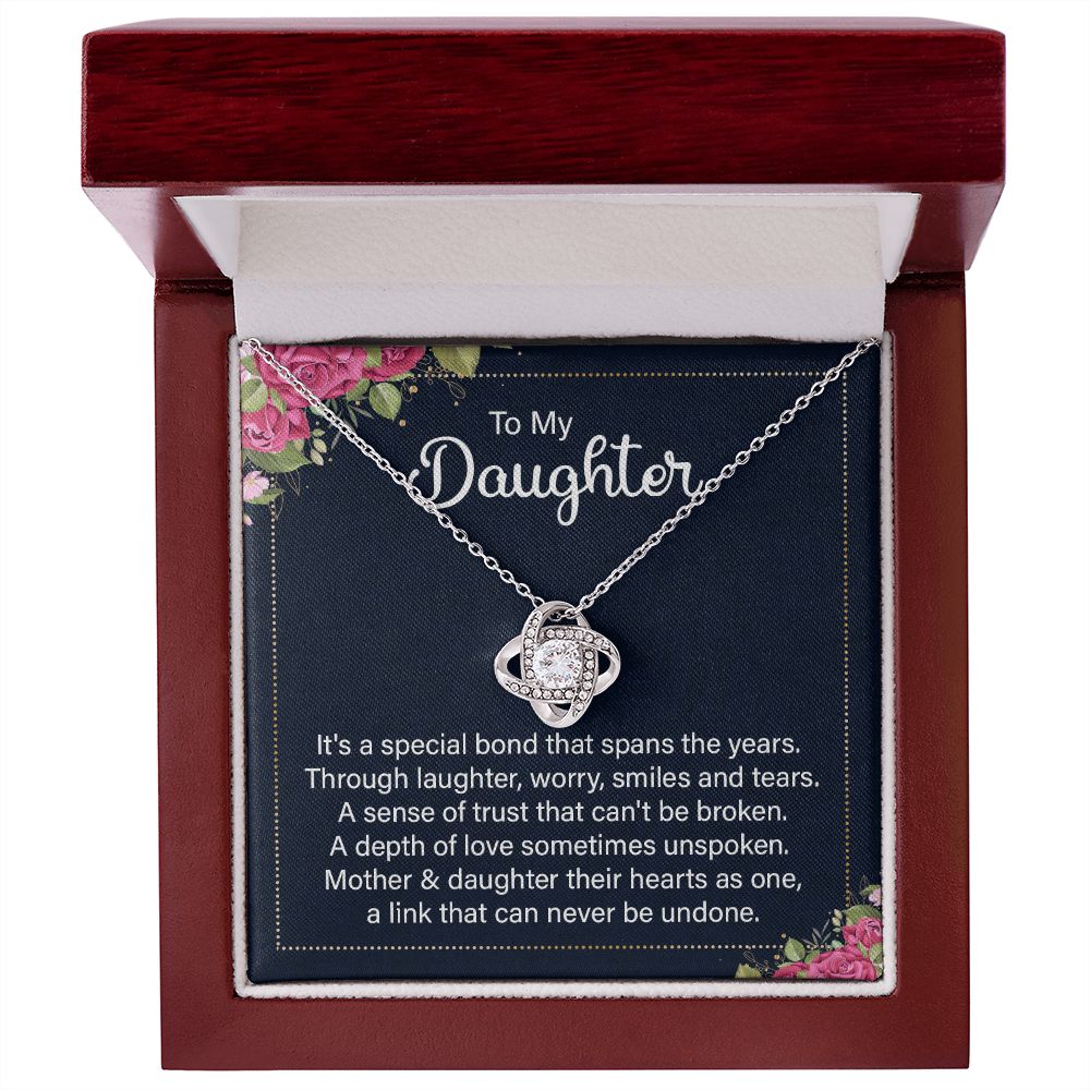 Necklace For My Daughter Mother and Daughter Their Hearts As One