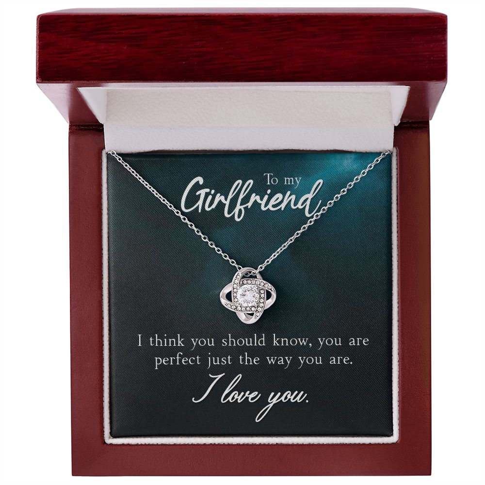 Necklace For Girlfriend - You Are Perfect Just The Way You Are