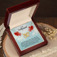 Necklace For Girlfriend Interlocking Hearts