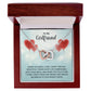 Necklace For Girlfriend Interlocking Hearts