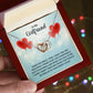 Necklace For Girlfriend Interlocking Hearts