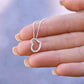 To My Daughter Never Forget That I Love You Sterling Silver Necklace