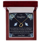 To My Daughter Never Forget That I Love You Sterling Silver Necklace