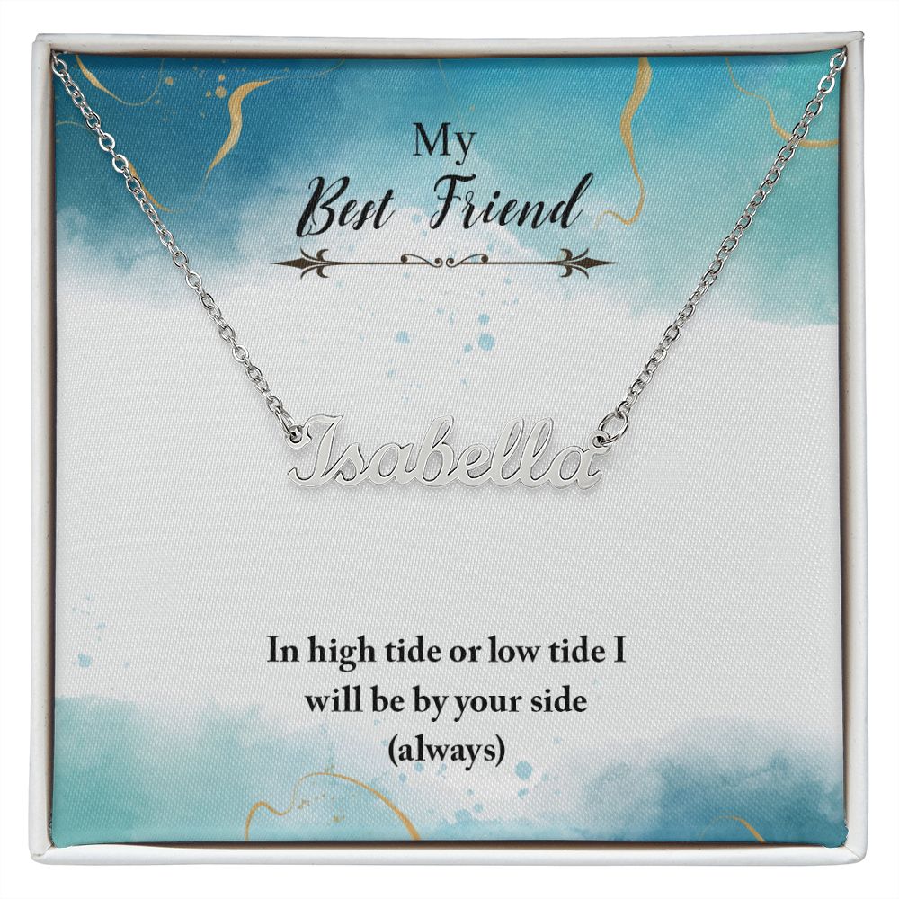 Custom Name Necklace For Best Friend
