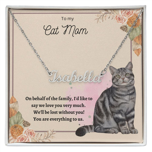 Custom Name Necklace For Cat Mom 03