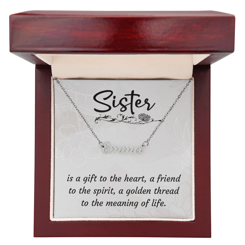 Custom Name Necklace - Sister