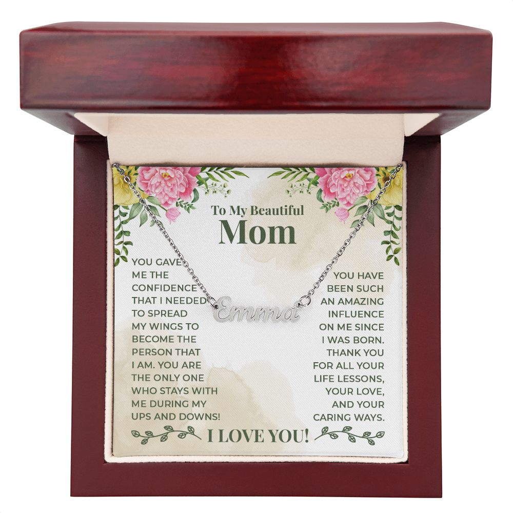 Custom Name Necklace For Mom