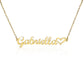 Name Necklace with Heart