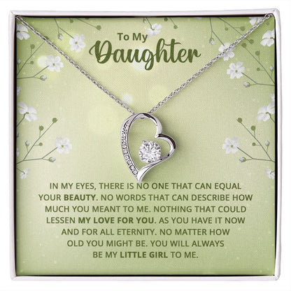 Necklace For Daughter In My Eyes There Is No One That Can Equal Your Beauty