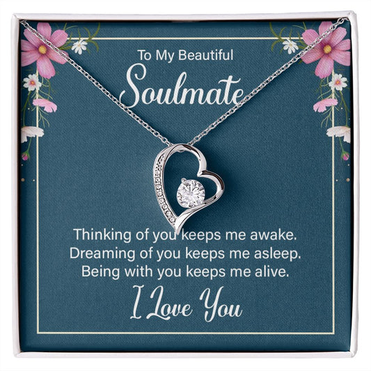 Beautiful Necklace To My Beautiful Soulmate