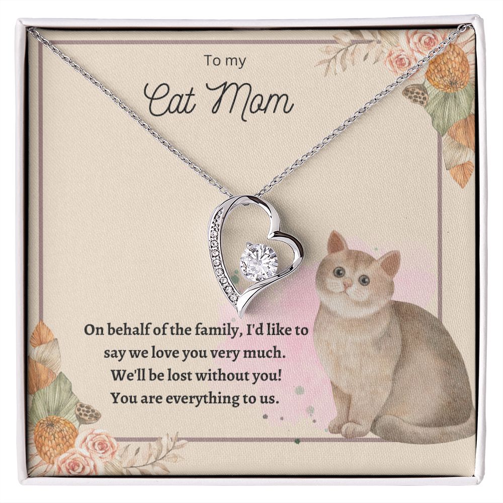 Forever Love Necklace For Cat Mom 01