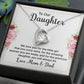 Forever Love Necklace To Our Daughter From Mom and Dad