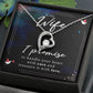 To My Wife I Promise To Handle Your Heart With Care Necklace