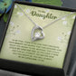 Necklace For Daughter In My Eyes There Is No One That Can Equal Your Beauty