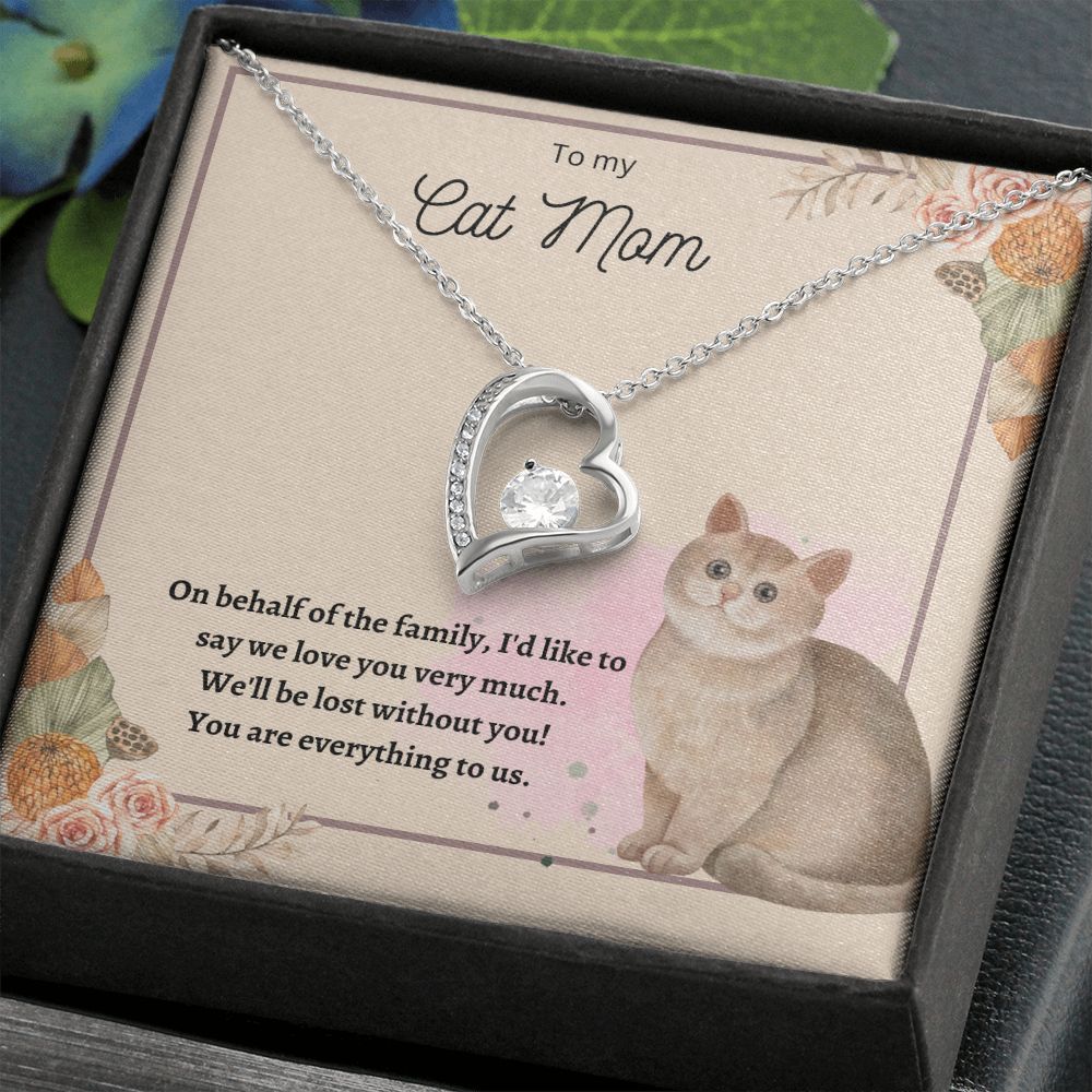 Forever Love Necklace For Cat Mom 01