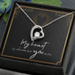 My Heart is Wherever You Are Necklace Forever Love