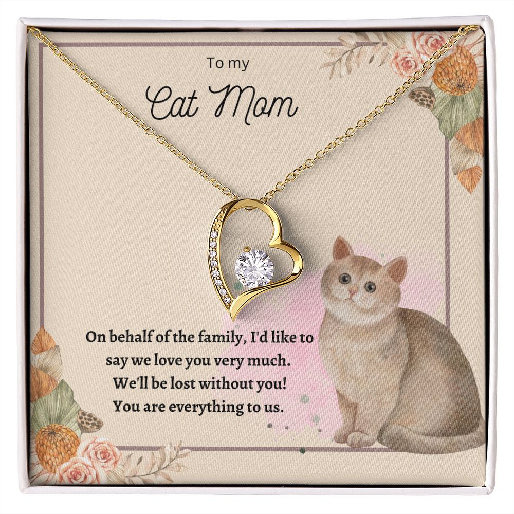 Forever Love Necklace For Cat Mom 01