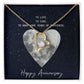 To Life To Love Message Jewelry Card Necklace