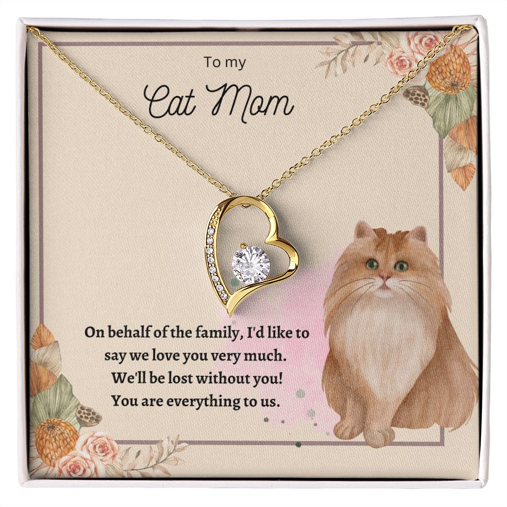Forever Love Necklace Cat Mom 02
