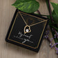 My Heart is Wherever You Are Necklace Forever Love