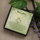 Necklace For Daughter In My Eyes There Is No One That Can Equal Your Beauty