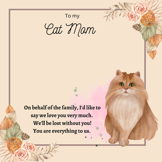 To My Cat Mom Message Card 02