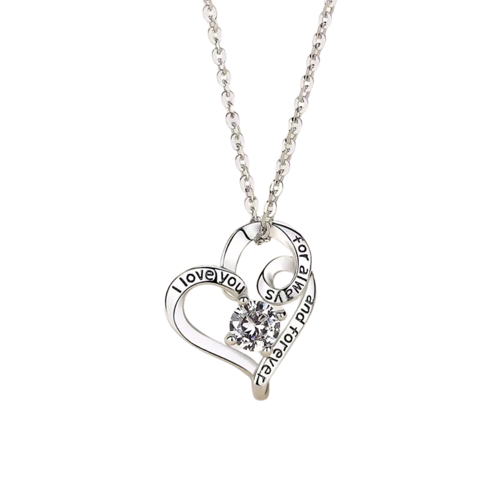 Forever Love  Sterling Silver Necklace