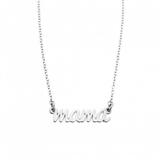 "Mama" Word  Sterling Silver Necklace